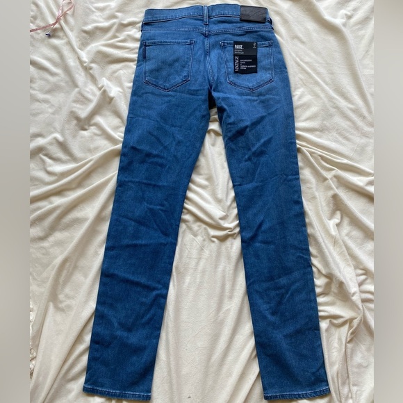 PAIGE Federal Slim Straight Men’s Jeans – Size 28, Vintage-Inspired Wash - Picture 6 of 6